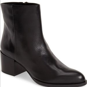 Sam Edelman black leather ankle boots NWT